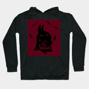 Red Vikings King Hoodie